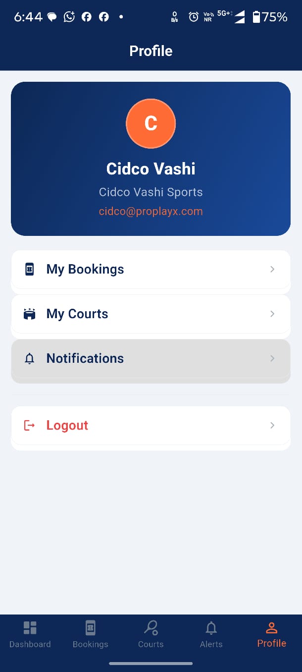 ProplayX Vendors App screenshot 2