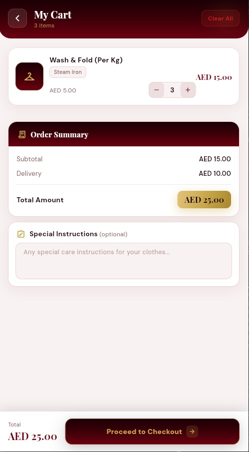 Eagles Laundry App screenshot 4