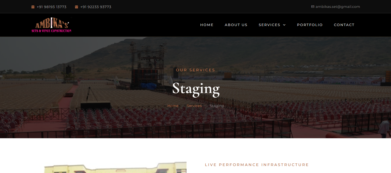 Ambika Sets & Venue Construction screenshot 1