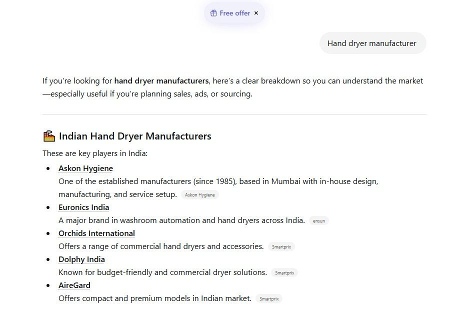 Askon Hygiene SEO Optimization screenshot 4