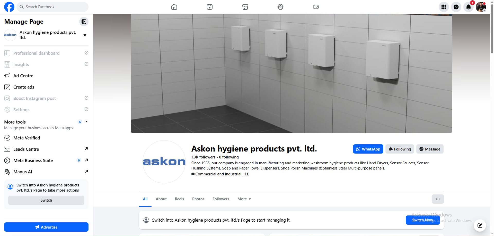 Askon Hygiene Social Media Marketing screenshot 14