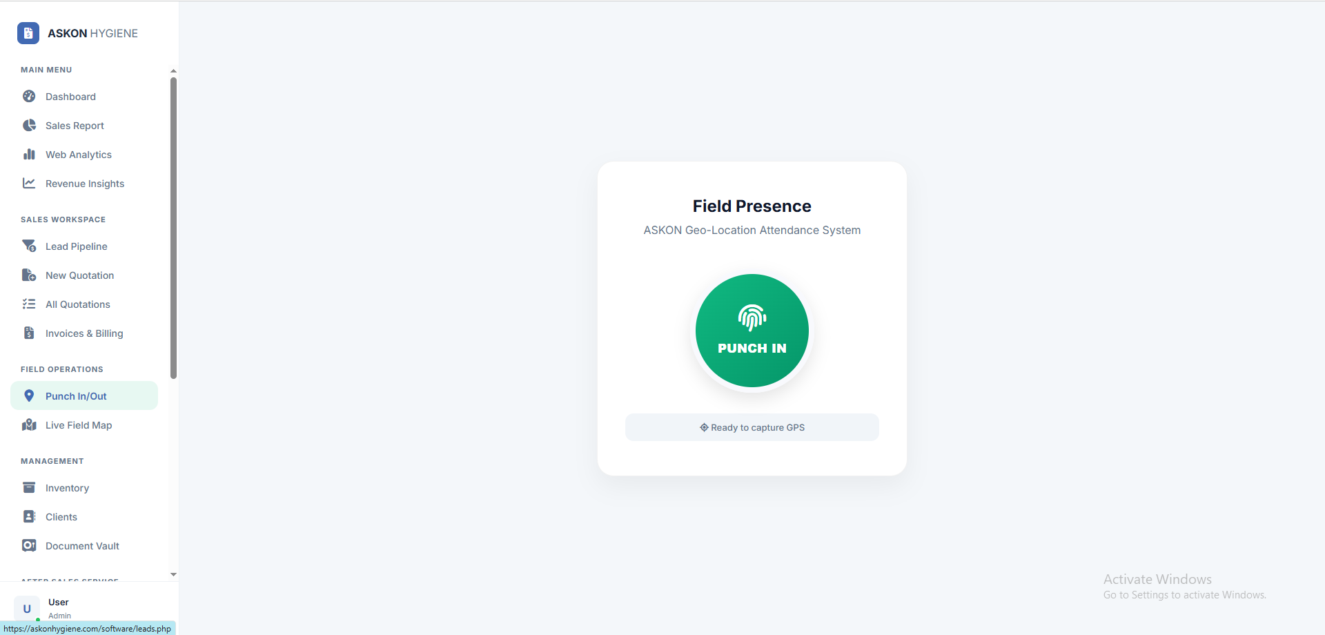 Askon Hygiene Custom Software Development screenshot 8