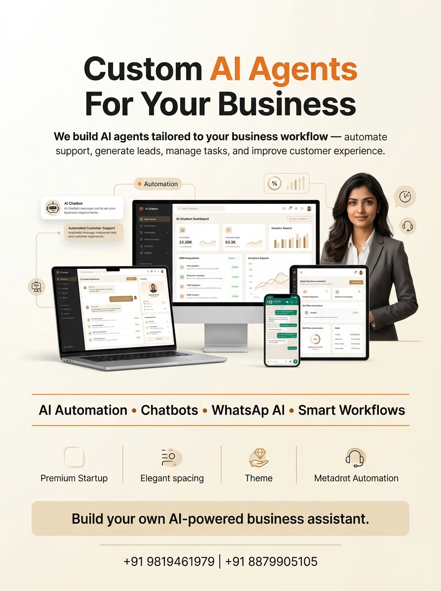 AI Agent (Business Automation) — Siddhi Vinayak Creativewitty